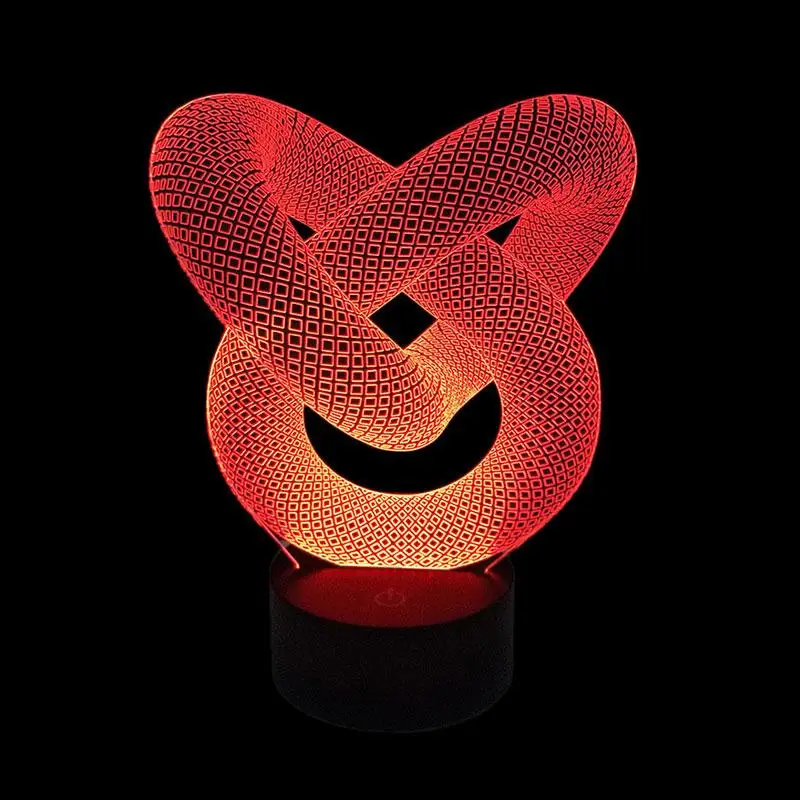 USB кабель сенсорные Цоколи для 3D светодиодный ночной Светильник Сменные лампы светильник s держатель красочный светильник Настольная основа украшение дома