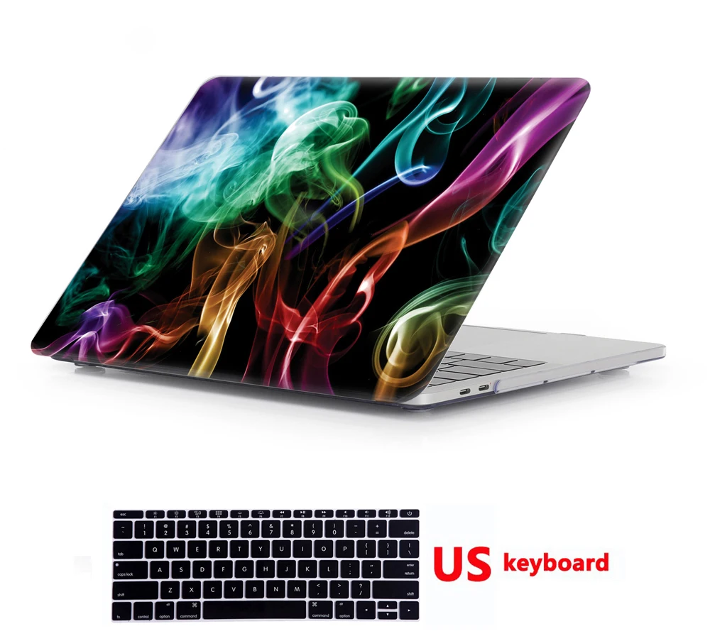 Чехол для ноутбука с принтом для Apple MacBook Air Pro Touch Bar 11, 12, 13, 15 дюймов, выпуск, новая модель A1932, A1989, a90-qa