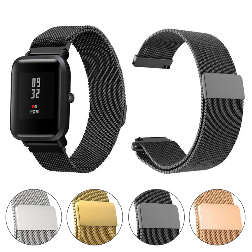 Ремешок Essidi 20 мм для Xiaomi Amazfit Bip Youth ремешок часов Миланский магнитный умный