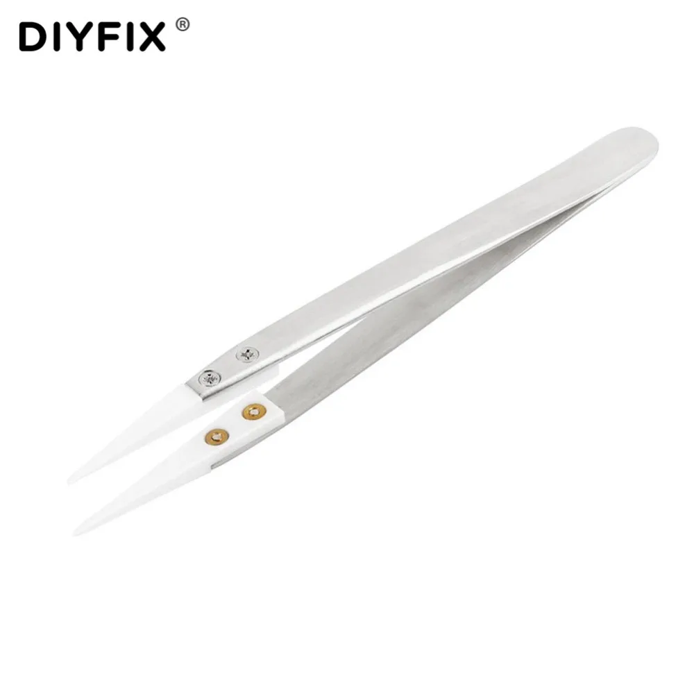 Антистатические керамические пинцеты DIYFIX изолированные термостойкие