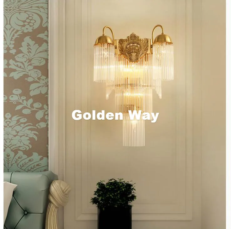 Бесплатная доставка Европейская классическая настенная лампа в античном стиле с