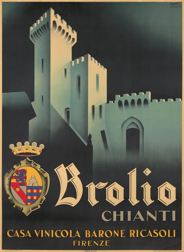 Ретро рекламные плакаты broil Chianti 1938 реклама пива классические настенные наклейки
