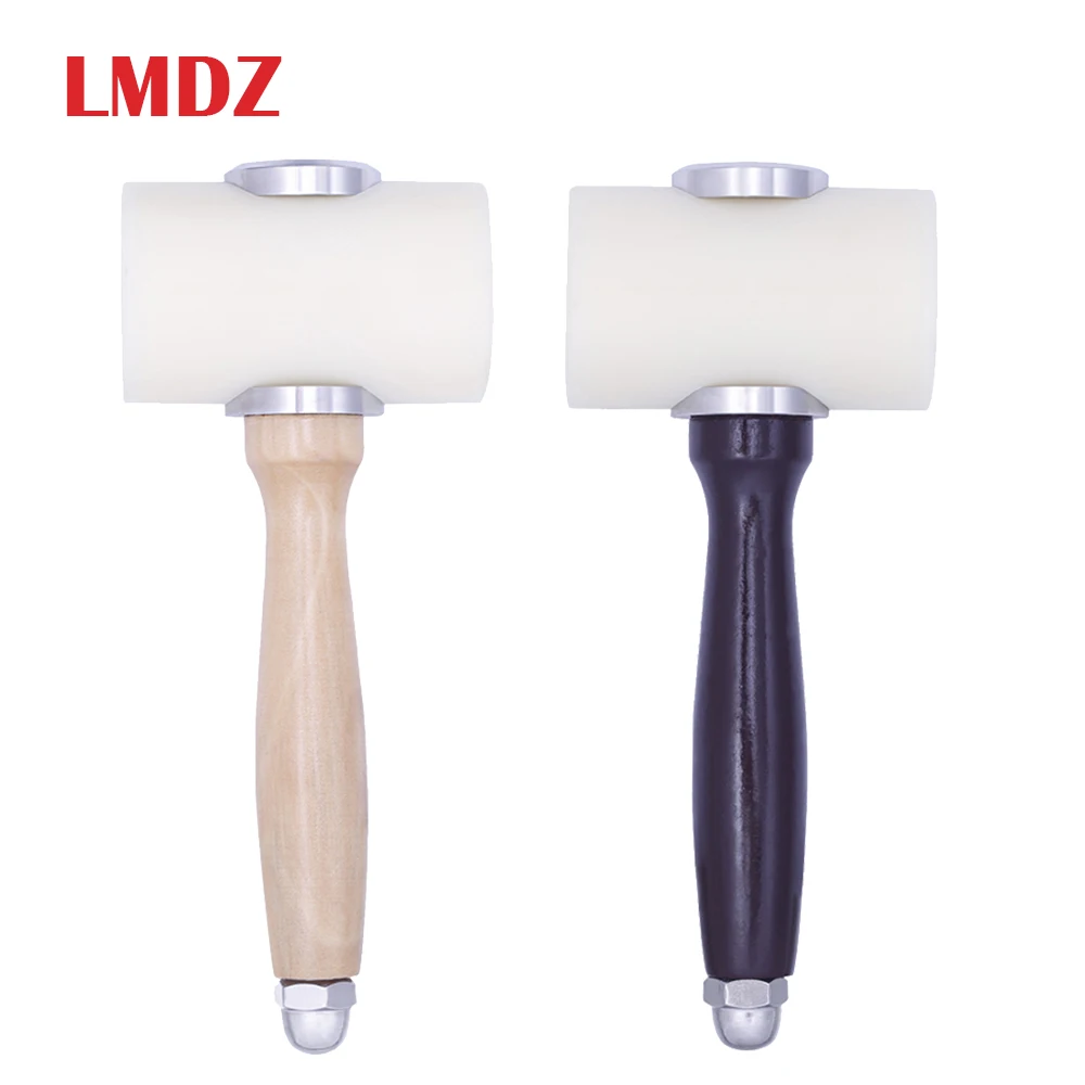 LMDZ DIY кожевенное ремесло деревянная ручка молоток резьба нейлоновая Т образная