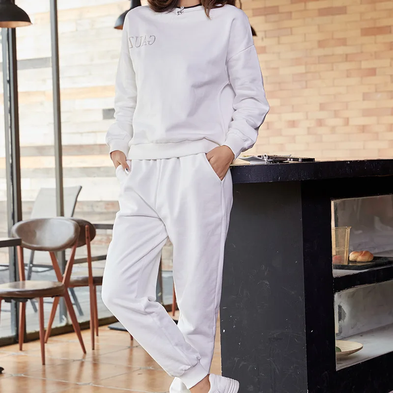 2018 осенние европейские товары прилив Новый Повседневный костюм свитер тонкие