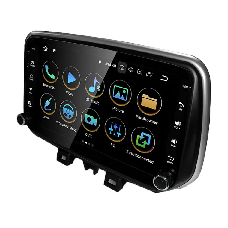 Большой экран 10,1 дюймов ips экран android 8,1 wifi стерео с bluetooth радио gps Зеркало Ссылка для hyundai tucson