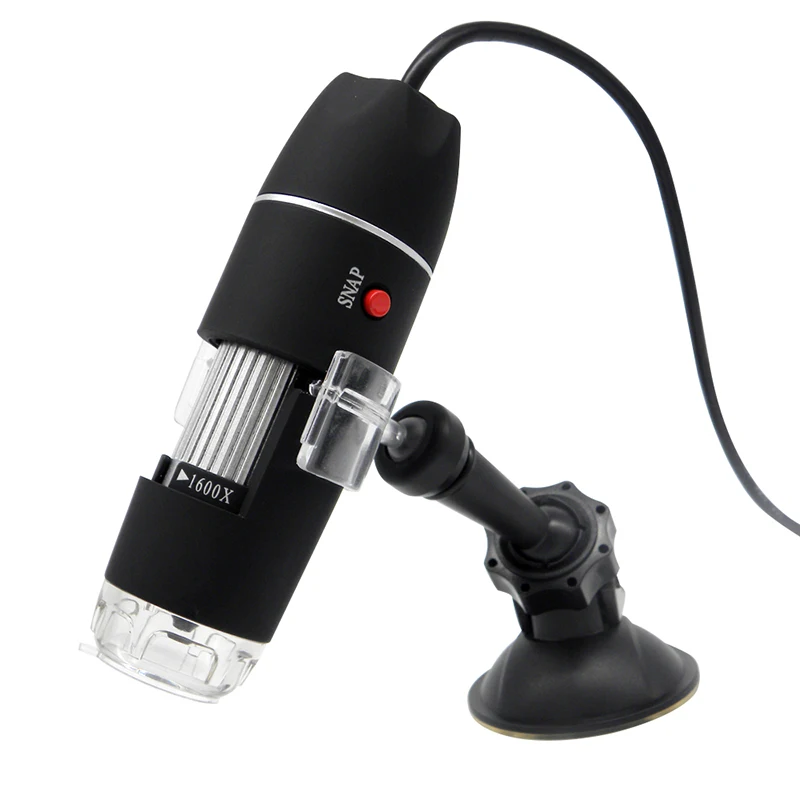 Мега Пиксели Цифровые микроскопы 1600X 8 светодиодный usb эндоскоп Камера