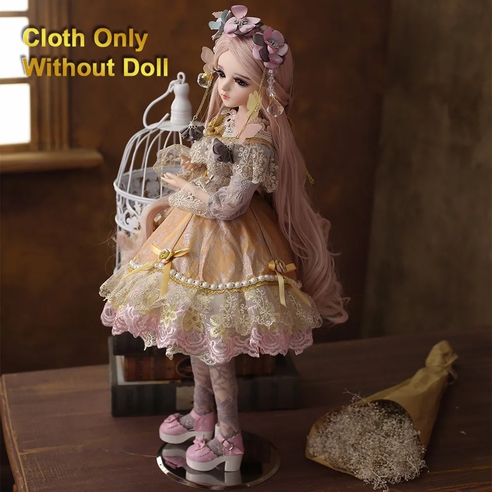 1/3 Кукольное свадебное платье для BJD 60 см куклы игрушки 18 шаров шарнир Кукла западный стиль платье принцессы длинное платье куклы аксессуары