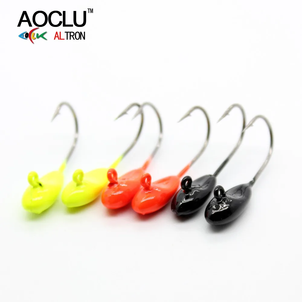 Острые рыболовные крючки AOCLU 10 шт./лот 1 г|jig head|jig lotfishing lure lot |