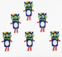 robot alien patches embroidered patches iron on patches for clothes stickers sew on applique fabric stranger 10pcs decoration