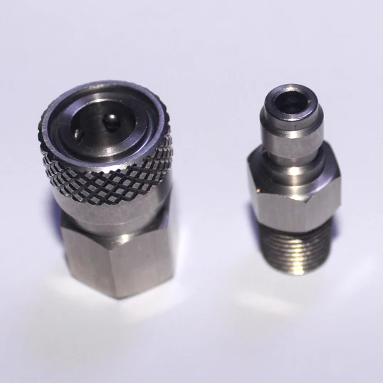 Пейнтбол PCP гПа/N2 CO2 Нержавеющая сталь 8 мм Quick Disconnect мужской и женский заполните ниппель Kit 1/8NPT
