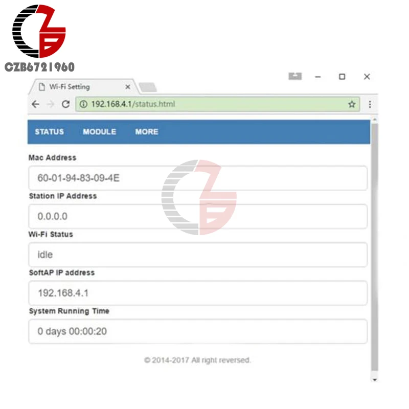 ESP M2 ESP8285 беспроводной модуль Wi Fi USB порт для передачи веб сервера с низким