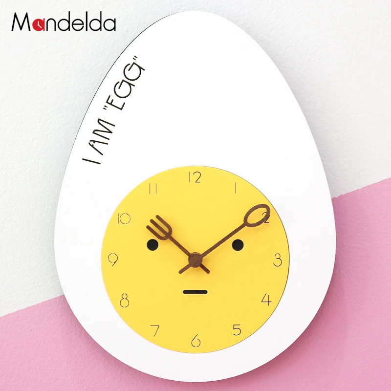 

Mandelda Wall Clock Home Decoration Accessories Modern Cute Cartoon Children's Pattern Large Decorative Wall Clocks