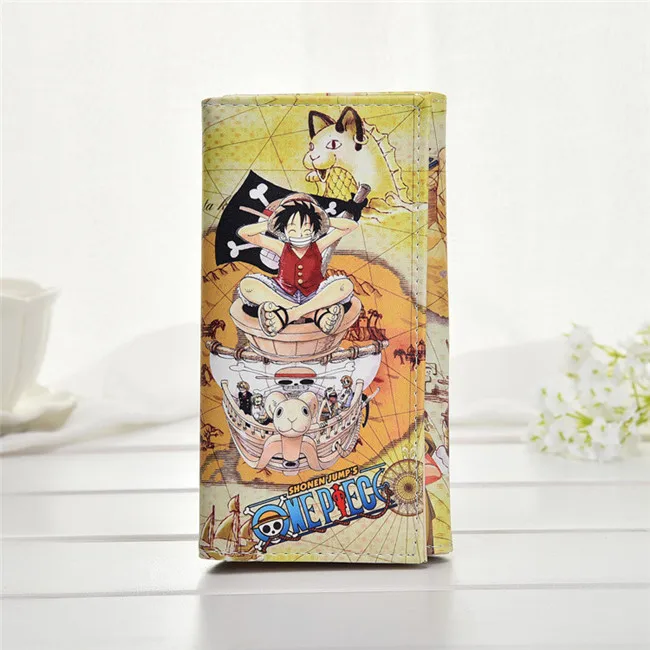 Цельный Косплей Аниме-кошелек, кошельки из искусственной кожи, дизайнерский роскошный длинный кошелек, сумка для денег, простой модный держатель для карт, кошелек для монет - Цвет: 2