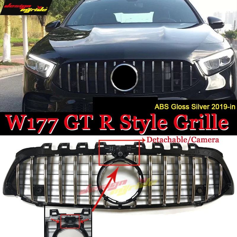 GTS решетка новый класс W177 GT гриль вертикальный передний бампер гоночный