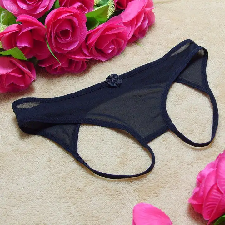 Perspective transparent small comfortable panties pp women's open-crotch sexy underwear the shorts temptation to male 1059 |