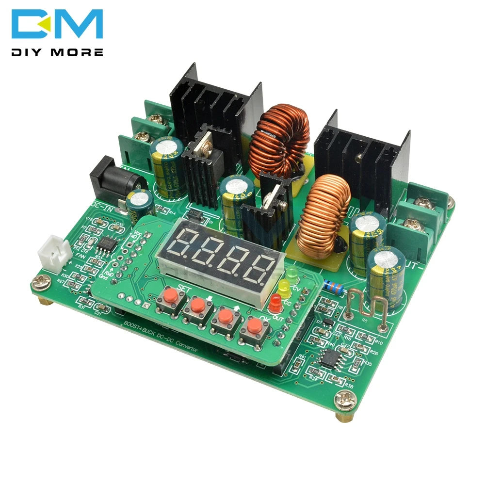 

Цифровой светодиодный понижающий модуль DC-DC CC CV 38 в, повышающий понижающий преобразователь, зарядка от солнечной батареи, «сделай сам», Элек...