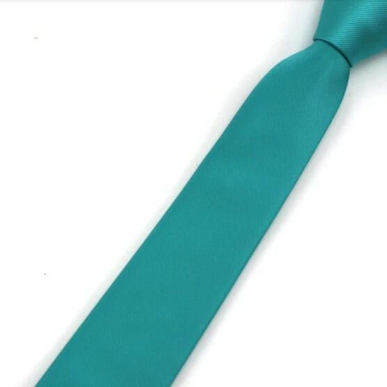 Мужской галстук из искусственного шелка модный тонкий для отдыха 6 см зеленый