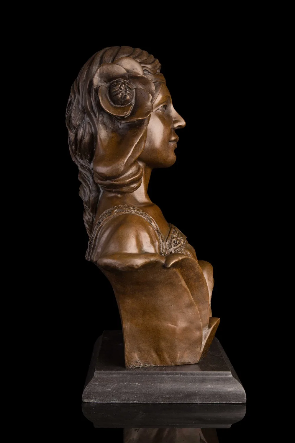 Искусство ремесла медь знаменитая классическая фигура женственная скульптура