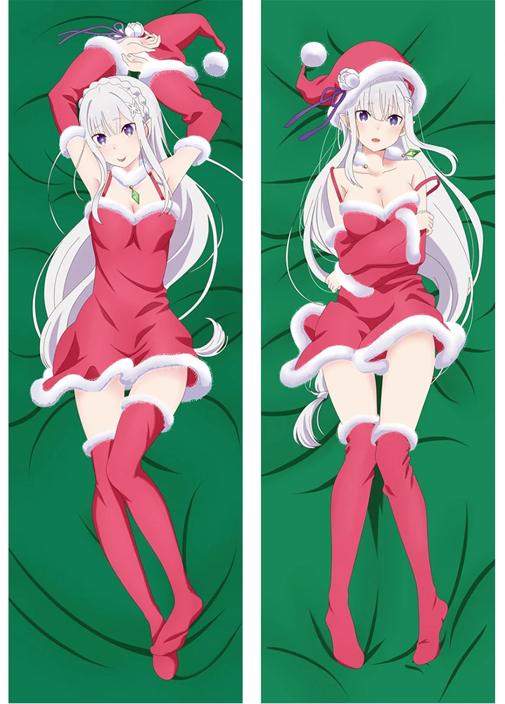 2018 June обновление аниме Re Zero kara Hajimeru Isekai Seikatsu Emilia Dakimakura наволочка обнимающая