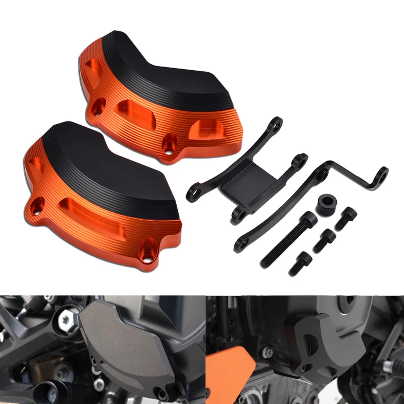 NICECNC для KTM Duke 790 2018 2019 чехол левого и правого двигателя ползунок защитный кожух