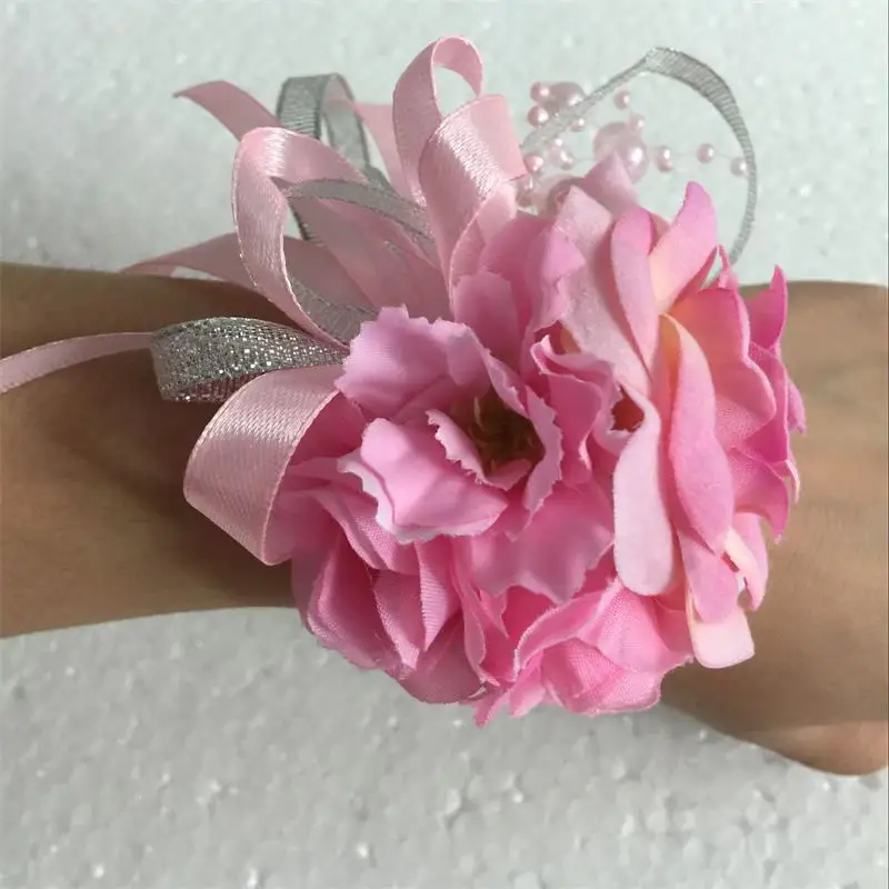 Бутоньерка для подружки невесты 3 цвета|bridesmaid hand|wrist flowerwedding boutonniere |