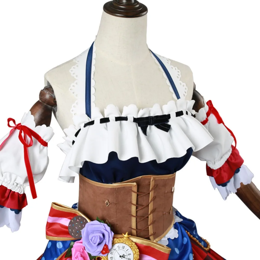Обувь в стиле аниме «Живая любовь! Sunshine Kurosawa Dia Косплей Костюм Aqours шоколадный День Святого Валентина платье наборы Хэллоуин Карнавал женский костюм