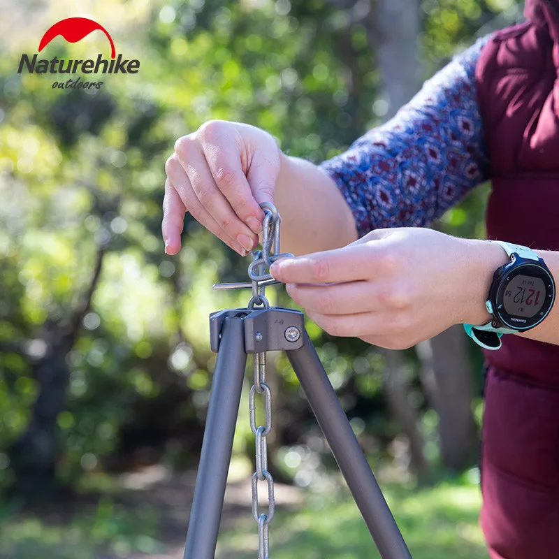 Кронштейн для пикника Naturehike 900 г регулируемый складной алюминиевый