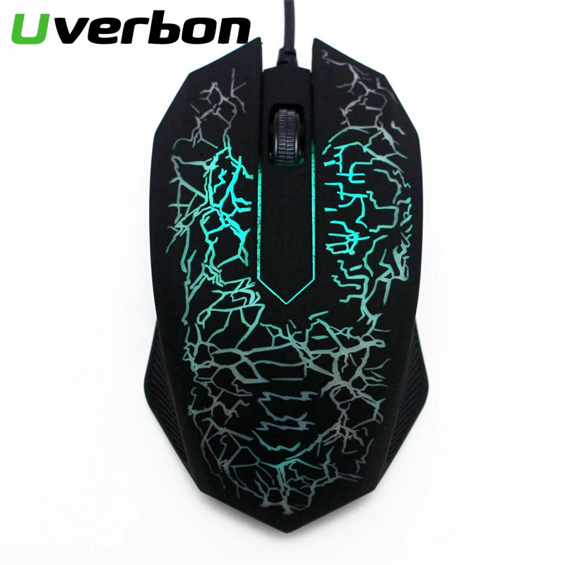 Светящаяся женская оптическая компьютерная мышь с 3 кнопками 3000DPI геймерские