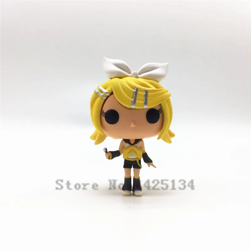 Without box FUNKO POP Hatsune Miku Mirror Sound Action Figure Vinyl Doll Model Star Collection Model Toys For Friend Boy Girl - Цвет: Without box