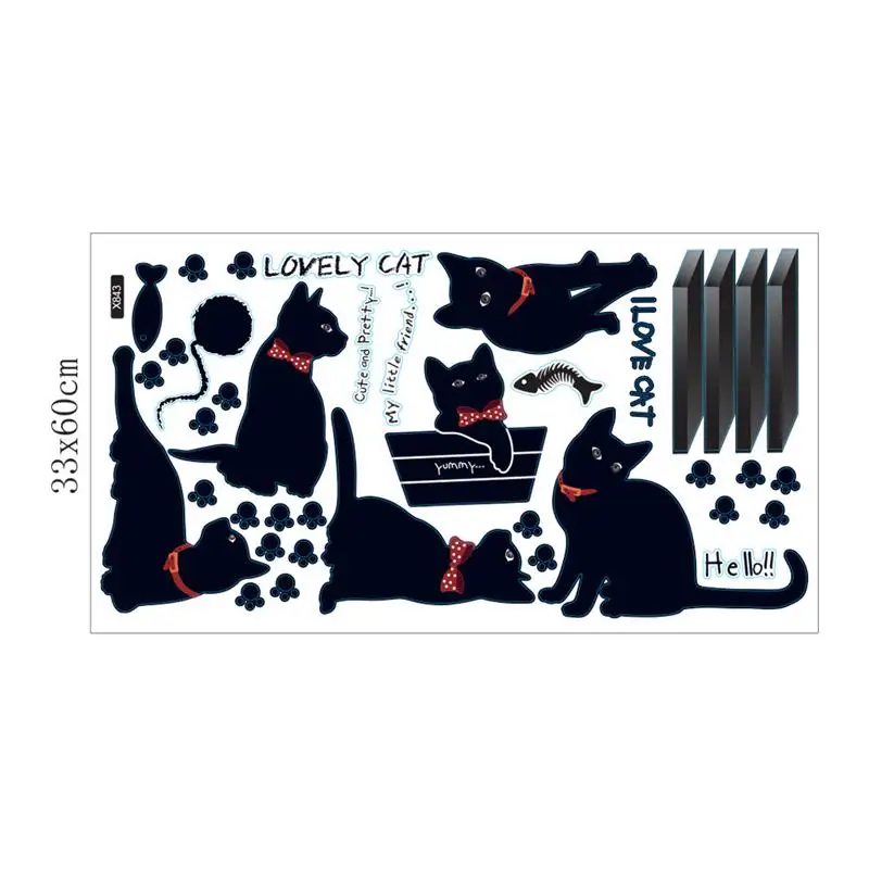 Милые животные играющие кошки наклейки на стену украшение для детской комнаты 843