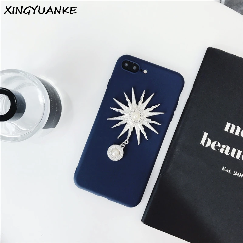 XINGYUANKE 3D Phone Case For VIVO V5 Lite Luxury Sun Flower Pearl Coque Y66 Soft Silicone Slim Cover Capa |