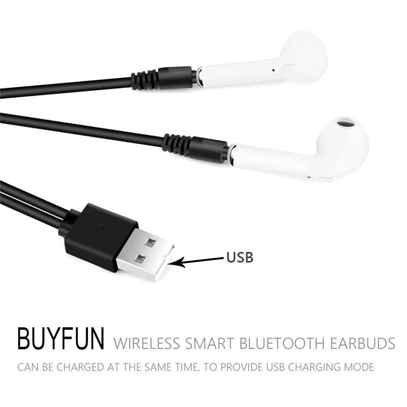 I7S TWS Twins беспроводные наушники Bluetooth стерео гарнитура V4.2 для iPhone X 6 7 8S Plus Android Samsung