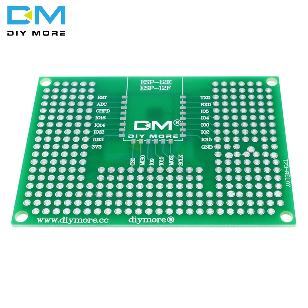 5x7 см 50x70 мм двухсторонний прототип печатной платы Макет Protoshield для Arduino реле ESP8266 wifi ESP-12F ESP-12E ESP32 ESP32S