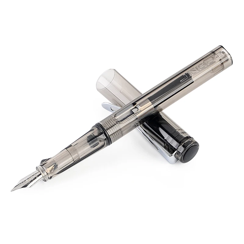 Creative Student Transparent Plastic Fountain Pen 6 Colors 0.5mm Ink Pens for School Office Business Writing Stationery | Канцтовары для
