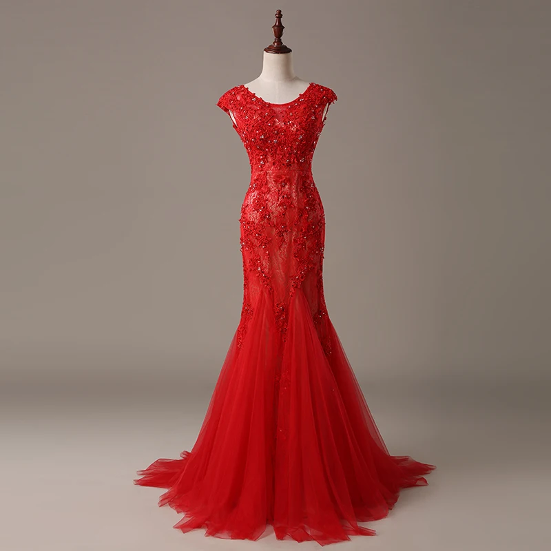 Сексуальные длинные кружевные вечерние платья-русалки для вечеринки женские
