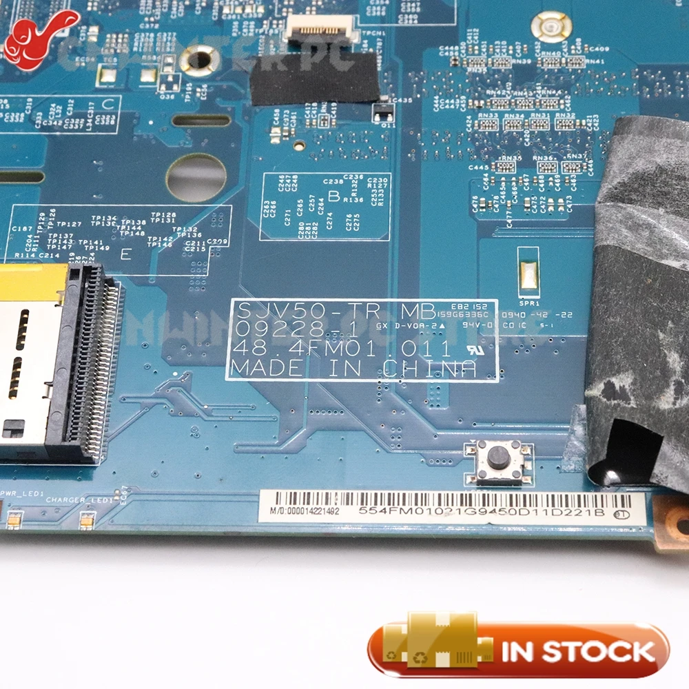 NOKOTION для шлюза NV53 MS2285 материнская плата ноутбука DDR2 Бесплатный процессор SJV50 TR MB