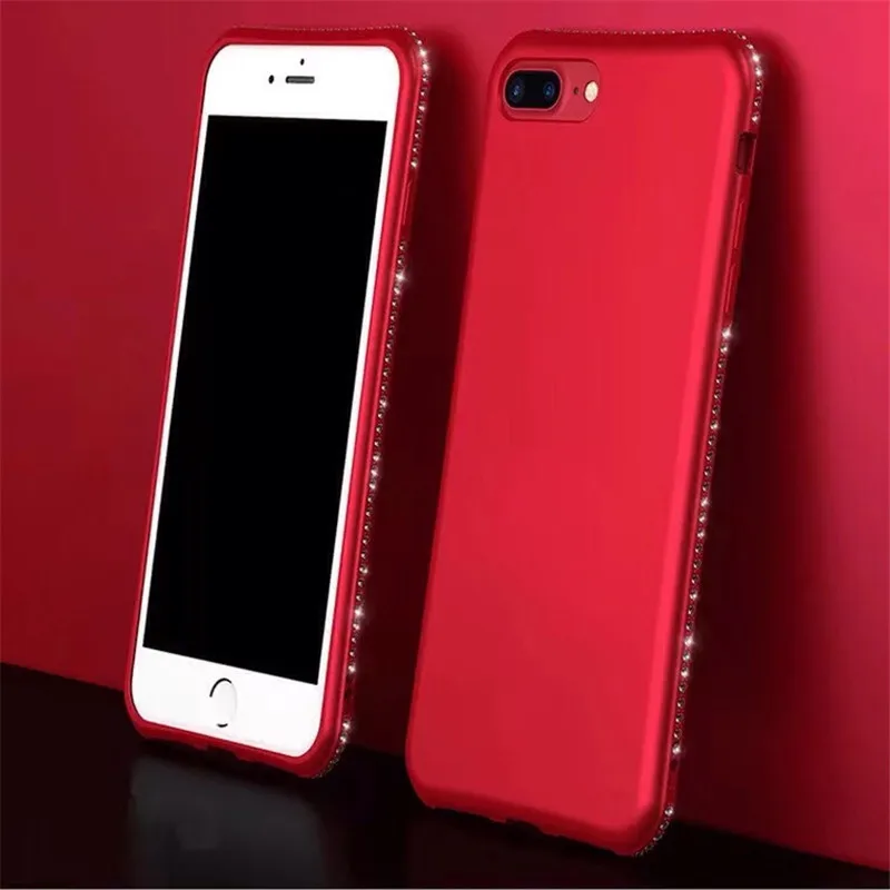 Diamond Silicone Soft Case Cover for Samsung Galaxy S8 S9 Plus S7 Edge A3 A5 A7 J3 J5 J7 2016 2017 A6 A8 2018 Phone Cases |