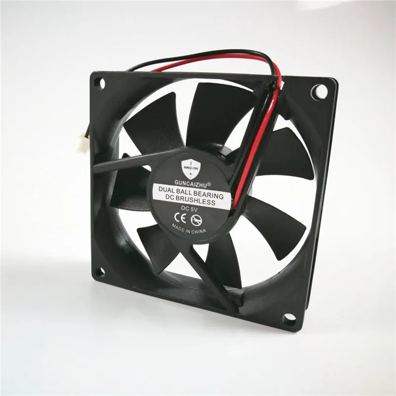 Вентилятор GUNCAIZHU 8 см 80x80x20 мм охлаждающий вентилятор master case 5 в 0 4a 2 Вт