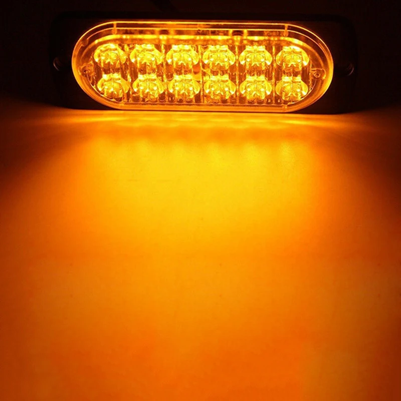 

Lens Working Light Accessories 10pcs Replacement 12LED Car Warning Working Lamp