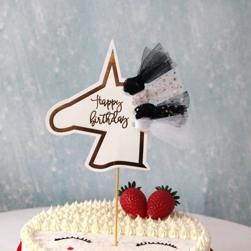 1 шт. экран для самостоятельного ремонта кисточки в форме единорога С Днем