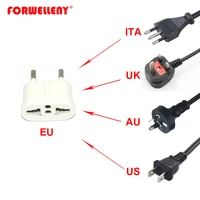 universal standard uk us au to eu ac power socket plug travel charger adapter converter travel power connector