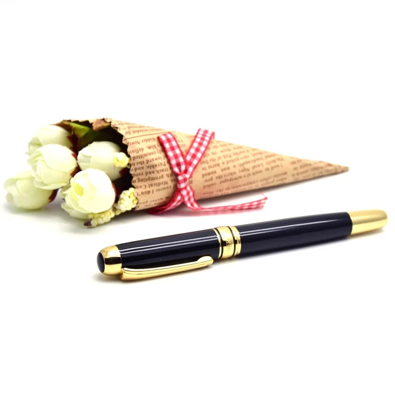 Guoyi D025 Роскошные чернила перьевая ручка 0 5 мм металлический High End Бизнес офисные