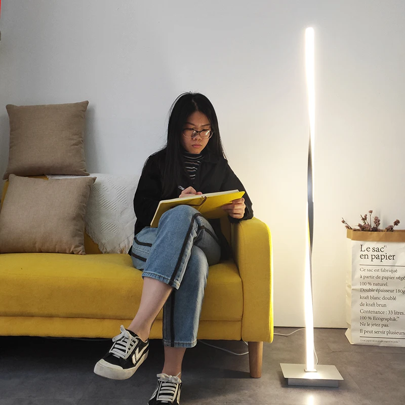 Nordic design LED floor lamp modern standing vloerlamp lamps for living room Free Shipping S9A3X5S6Z6 | Лампы и освещение