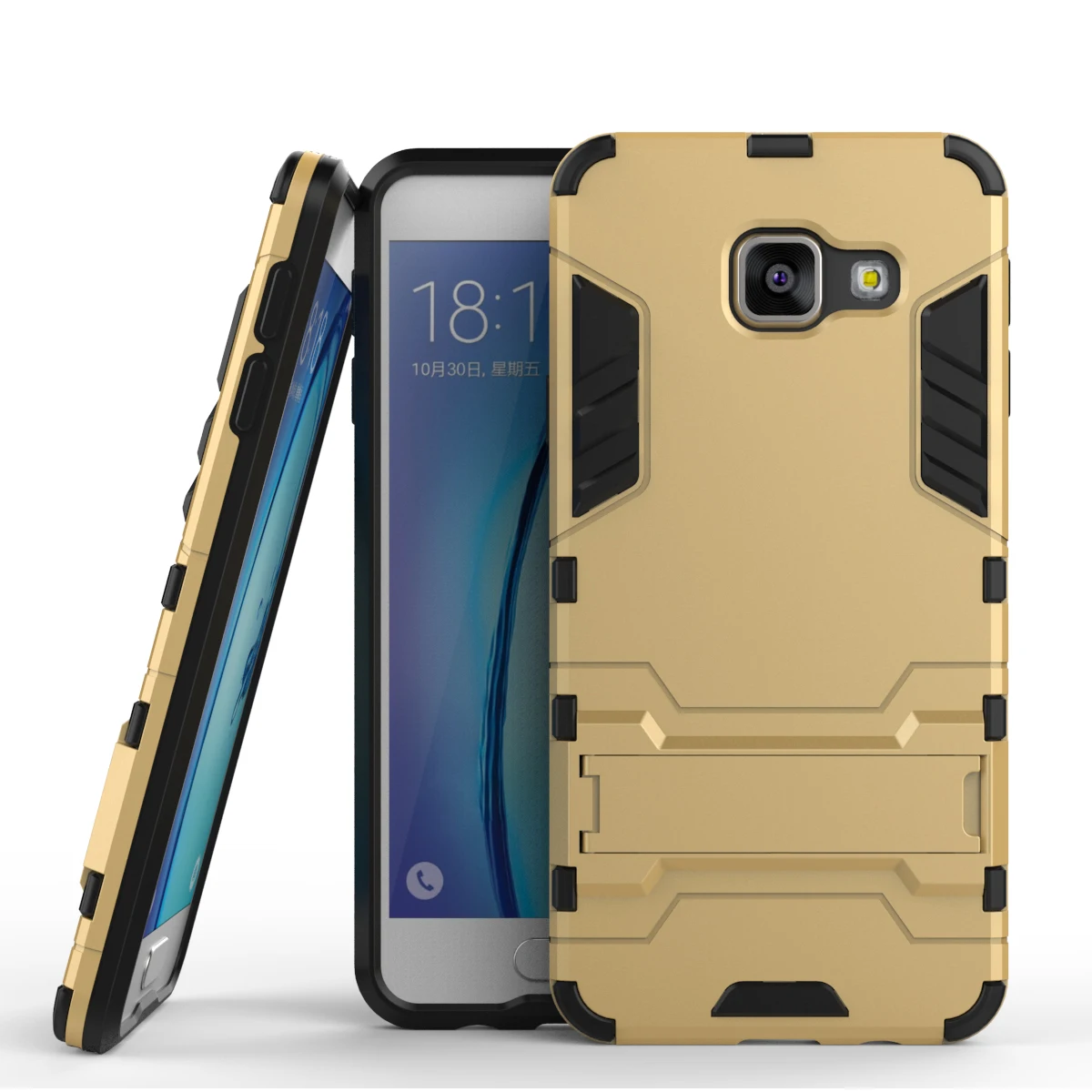 Для samsung Galaxy A3 2016 A310 ProHard Броня задняя крышка двойной Слои классный телефон Shell