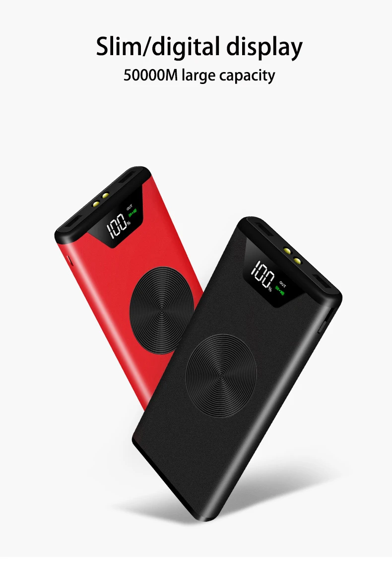 10000 мАч Power Bank Беспроводная зарядка для мобильного телефона зарядное устройство