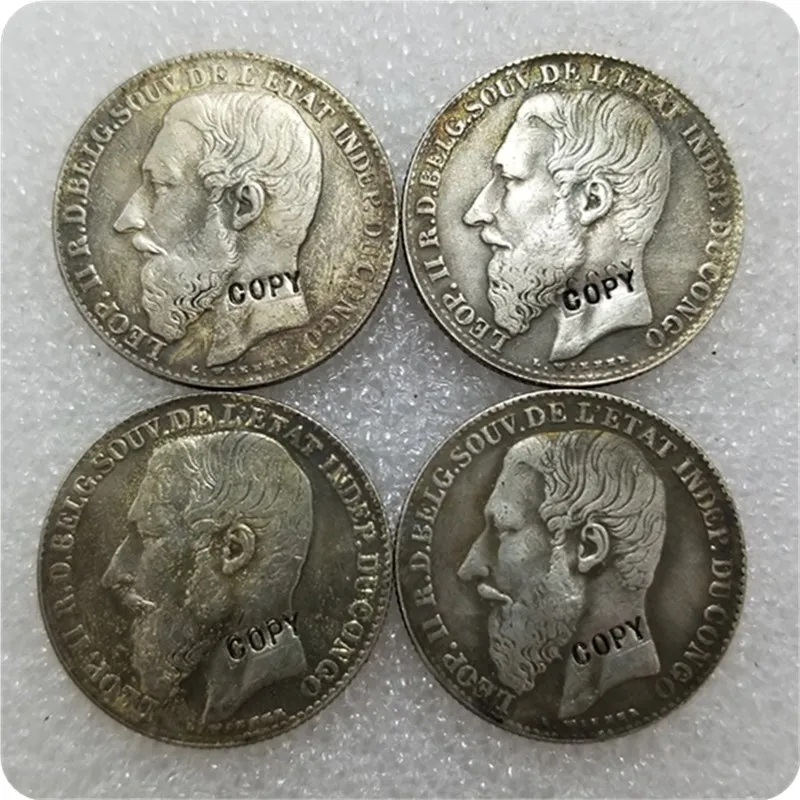 1887,1891, 1894,1896 2 франка, копия монет, памятные монеты-копии монет, медаль, коллекционные монеты