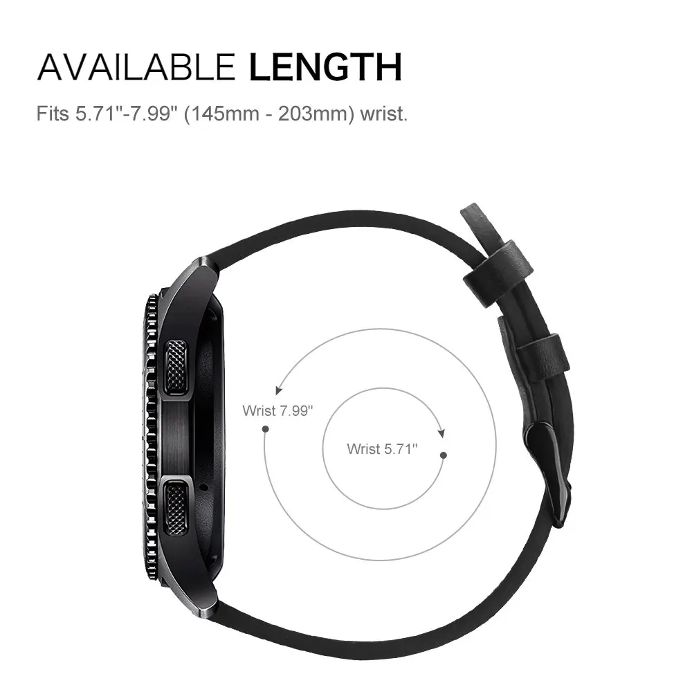 Модный кожаный ремешок для часов Ticwatch Pro S2 E2 Сменные аксессуары наручный ремешок 22 мм кожаный браслет ремень
