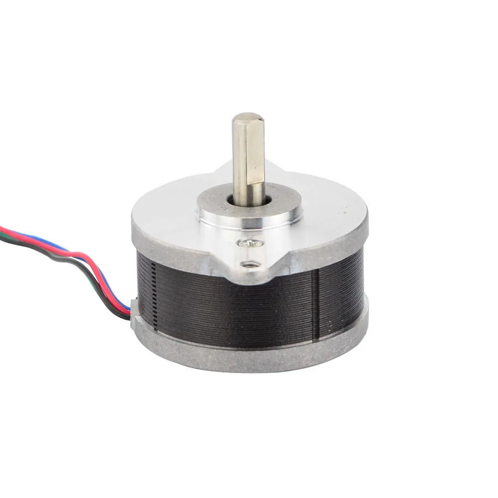 0.9deg круглый Нема 14 шаговый двигатель 12Ncm/17oz. Биполярным 0.65A 36x19,5 мм 4 провода