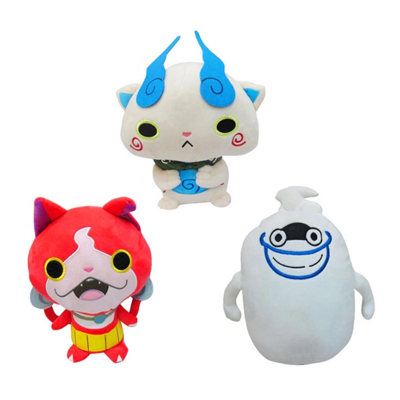 30 см Yokai Yo kai Watch Cat Jibanyan Komasan Whisper плюшевые мягкие игрушки животные куклы для