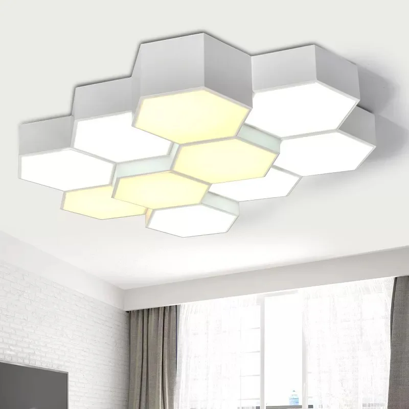 

HAWBERRY LED Living Room Aisle Balcony Hall Bedroom Restaurant Hotel Room Office Modern Simple Creative Cellular Ceiling Light